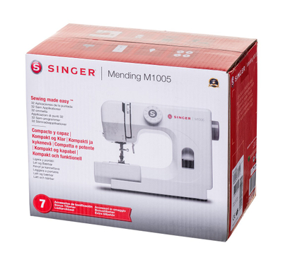 Makine qepëse Singer M1005, mekanike, 11 qepje, e bardhë