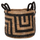 Set korbë dekorative 2-pjesësh Φ36x32-40Hcm (HM7846.02), zezë