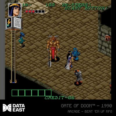 Kartridh lojërash Evercade Data East Arcade 1, 10 lojëra, për konzolën Evercade