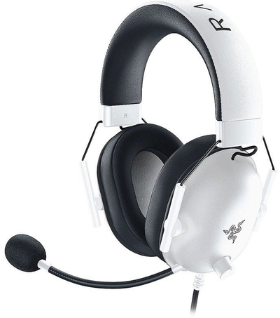 Kufje gaming Razer BlackShark V2 X, 3.5mm, me mikrofon, të bardha