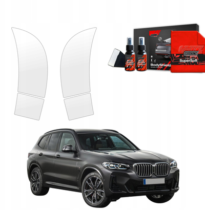 Film mbrojtës për pragjet anësore BMW X3 2021-2024, 4 në 1, transparent