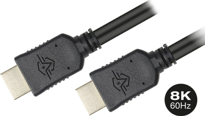 Kabllo HDMI Vivanco 60446 Gaming, 2m, 8K 60Hz 4K 120Hz, e zezë