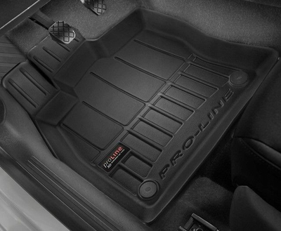 Tapeta dyshemeje FROGUM ProLine 3D407183, set 4 copë, VW Touran I, të zeza