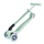 Trotinet Globber Primo Foldable Lights Ecologic Jr, 3 rrota, me drita LED, jeshil