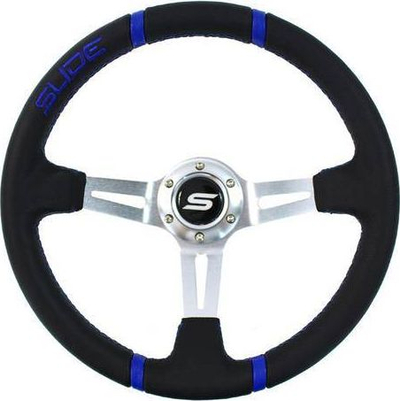 Timon sportiv SLIDE_F Steering Wheel SLIDE 350mm, offset 80mm, suede blu