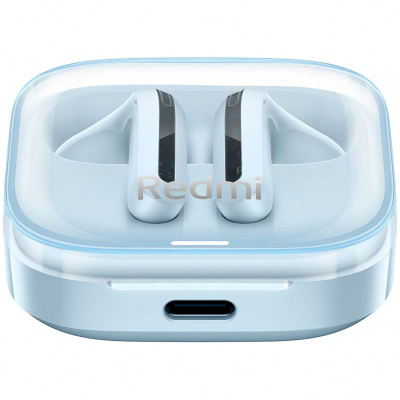 Kufje wireless Xiaomi Redmi Buds 6 Active, Bluetooth, me kuti karikimi, blu