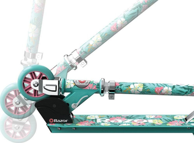 Тротинет за деца Razor A Kick Scooter SE Paradise, алуминиум, зелен