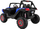 Makinë elektrike për fëmijë Buggy Superstar 4x4, 2x12V 7Ah, LED, blu