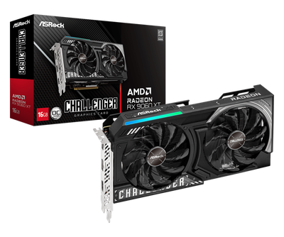 Kartë grafike ASRock Challenger Radeon RX 9060 XT, 16GB GDDR6, PCI Express 5.0 x16