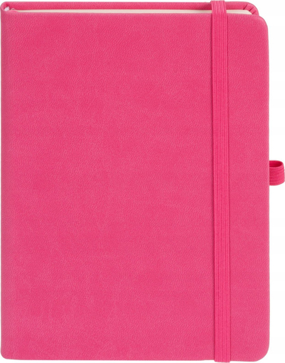 Bllok shënimesh Antra Notes Memofix B6, faqe me katrorë, kapak lëkurë eco, i kuq