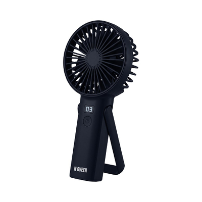 Ventilator dore tavoline Noveen F120, me bateri 2200mAh, USB, i bardhë