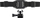 Mbajtëse helmete për kamera aksioni KitVision, për GoPro Hero 3 3+ 4 dhe KitVision Edge HD10, e zezë