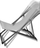 Shezllon palosës Koopman Folding Steel Textilene, çelik, deri 110 kg, gri