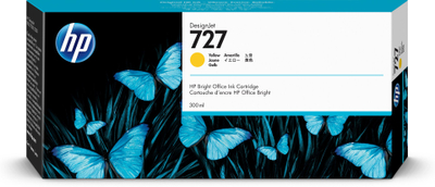 Кертриџ за принтер HP DesignJet 727 F9J78A, жолта боја