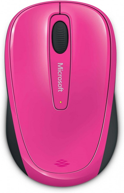 Безжичен маус Microsoft Wireless Mobile Mouse 3500, оптички, розов