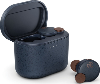 Kufje wireless in-ear Yamaha TW-E7B, me zhurrmë-anulim, bateri gati 22 orë, blu e errët