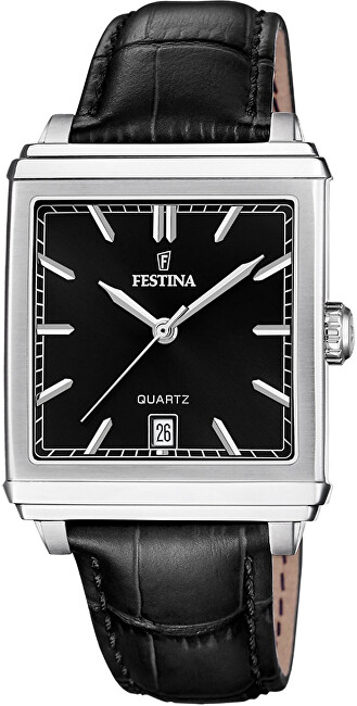 Orë për meshkuj Festina, e zezë