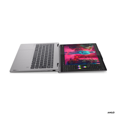 Laptop Lenovo Yoga 7 83DK000LCK, 14" OLED, Ryzen 5, 16GB RAM, gri