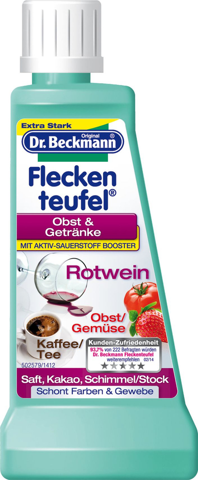 Heqës njollash Dr. Beckmann Beverage Stain Remover, solucion lëng, 50 ml
