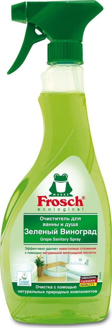Spërkatës pastrues ekologjik për kabina dushi Frosch, 500 ml