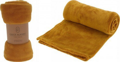 Batanije HOMESTYLING ESSENTIALS, fleece, 125 x 150 cm, okër