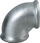 Bërryl i galvanizum Hydroland ŁH.K.6.40, 6/4", 90°, gri metalik