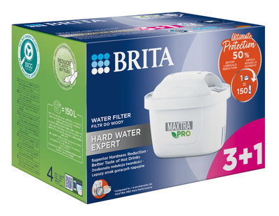 Patronë filtri uji Brita MAXTRA PRO Hard Water Expert, paketim 4 copë, për ujë shumë të fortë