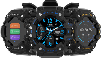 Orë dore Wotchi Smartwatch WO3CLB, e zezë
