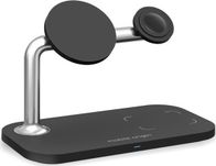 Karikues pa tel Origin 3 in 1, për iPhone Apple Watch AirPods, i zi