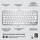 Mini tastierë Logitech MX Keys, US, e hirtë