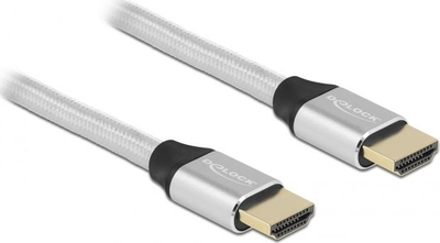 Kabllo HDMI DeLOCK 85368, Ultra High Speed, 3 m, ngjyrë argjendi