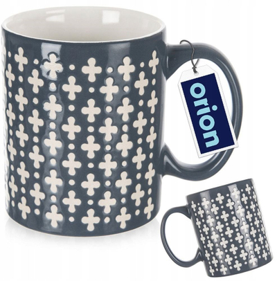 Керамичка шолја Blue Ceramic Mug, за микробранова, за машина за садови, сина