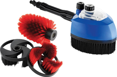 Set furçash Nilfisk Brush Set 128470459, aksesor për fshesë me korrent, i zi