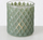 Mbajtëse qiriu Boltze Home Dusting, mozaik xhami, 8cm, e gjelbër