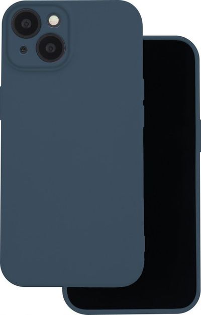 Mbulesë silikoni për telefon Xiaomi Redmi 14C 4G, mat, blu e errët