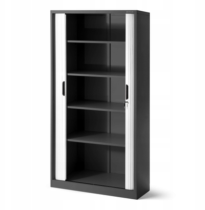 Kabinet zyre Metal Office Cabinet Damian, metalik, antracit