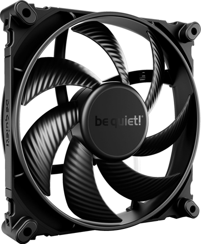 Ventilator për kasë Be Quiet Silent Wings 4, 140mm PWM, i zi