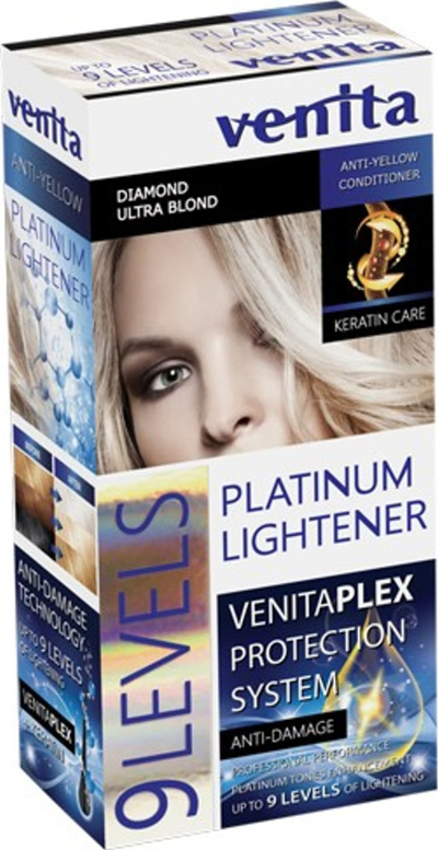 Zbardhues flokësh Venita Plex Platinum, 9 nuanca, 125ml