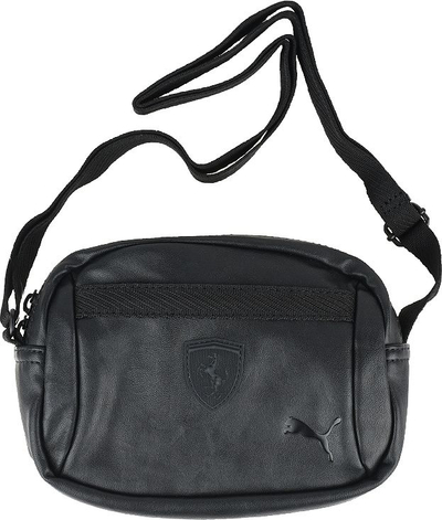 Çantë e vogël shpine Puma SF LS Small Satchel 075185 01, poliester, e zezë