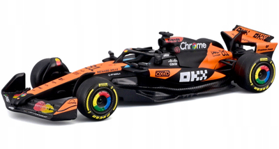 Maket veture Formula 1 McLaren MCL39, Oscar Piastri, portokalli e zezë