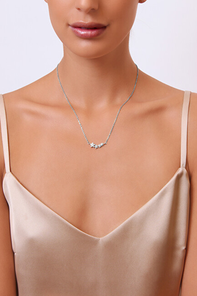 Qafore Brilio Silver Flowers NCL02W