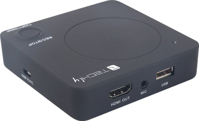 Regjistrues Techly HDMI, 720p/1080p, HDD / PC, i zi