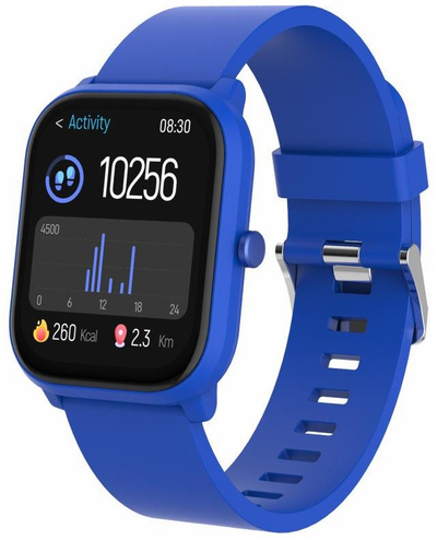Smartwatch për fëmijë Denver SWK-120, ekran me prekje, IP68, blu