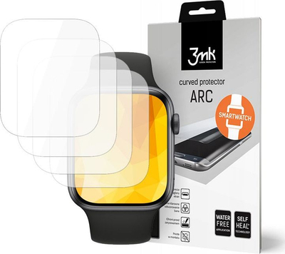 Foli mbrojtëse 3MK ARC x4 për Apple Watch 4 44mm edhe Watch 5 44mm, transparente