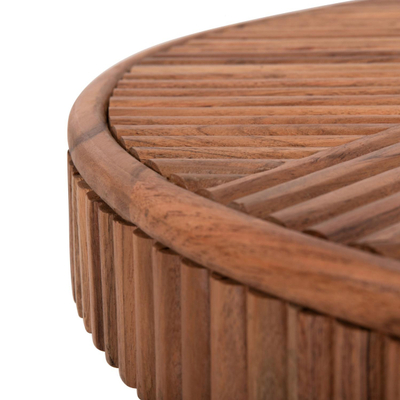 Tavolinë e rrumbullakët për kafe Ranne Φ80x38Hcm (HM9694)