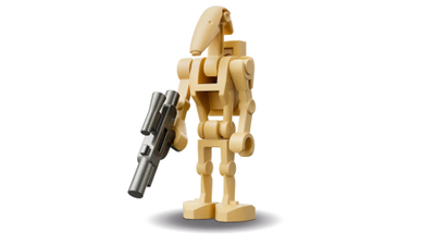 Figurë ndërtimi LEGO Star Wars Battle Droid with STAP, model koleksionues, për ekspozim, shumëngjyrësh