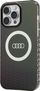 Kapak telefoni Audi IML Big Logo MagSafe për iPhone 14 Pro Max, i pajtueshëm me MagSafe, i zi