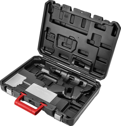 Kuti veglash Graphite Tool Case 58G087, plastike e fortë, dorezë transporti, e zezë