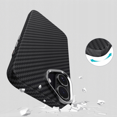 Kapak telefoni Tech-Protect Case Ion për iPhone 17, MagSafe, argjendtë