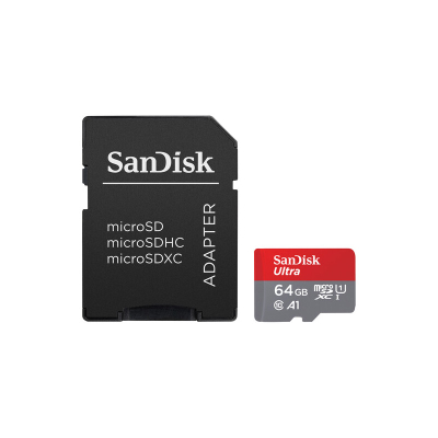 SanDisk Ultra MicroSD+SD Adapter 64GB